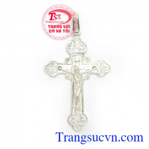 Mặt dây chuyền thánh giá bạc đẹp, chất lượng