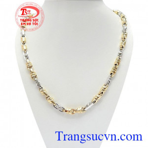 Dây Chuyền Nam Ý Mạnh Mẽ kiểu dáng thời trang, mạnh mẽ, sang trọng và phù hợp với nhiều phong cách thời trang khác nhau