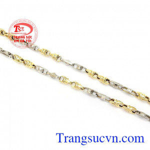 Dây chuyền nam nhập khẩu vàng 18k bền đẹp
