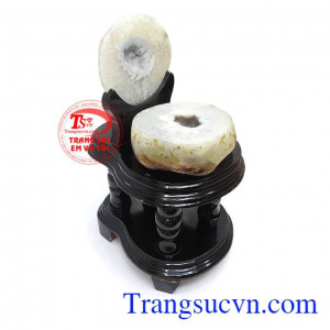 Tụ Bát Bảo Tài Lộc Bình An mã não thiên nhiên độc đáo