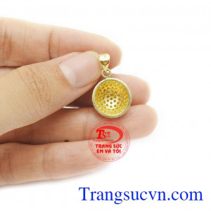 Mặt dây vàng tây 10k tinh tế và đẹp mắt giúp bạn gái luôn nổi bật