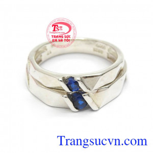 Nhẫn Bạc Đôi Uyên Ương chế tác tinh xảo, đường nét độc đáo