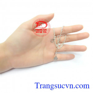 Lắc Chân Bạc Dịu Dàng 92.5 bền đẹp, sáng bóng