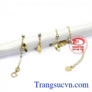 Lắc Chân Vàng 10k Sang Trọng