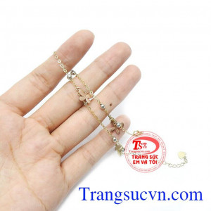 Lắc Chân Vàng Tây Tinh Tế sang trọng, đẳng cấp