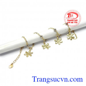 Lắc chân nữ cá tính phù hợp làm quà tặng cho người bạn yêu thương những dịp ý nghĩa