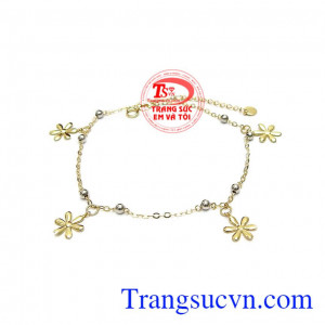 Lắc Chân Nữ Vàng Cá Tính kiểu dáng mới lạ, tinh xảo, mang lại nét tinh tế, sang trọng và đẳng cấp cho phái đẹp