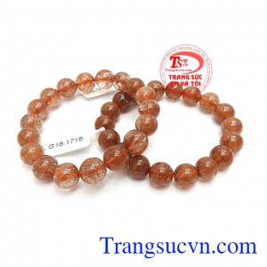 Chuỗi Thạch Anh Tóc Đỏ May Mắn, bình an