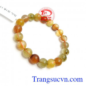 Chuỗi Tay Thạch Anh Tóc 9mm bình an