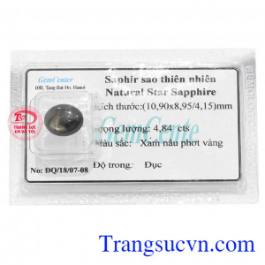 Viên Sapphire Sao May Mắn là viên đá của may mắn, bình an và hưng thịnh