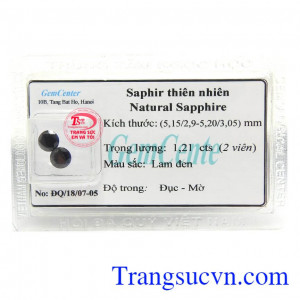 Đôi Sapphire Thiên Nhiên Ép Vỉ là viên đá của quyền uy, sự thịnh vượng, sức khỏe, hạnh phúc và lòng trung thành