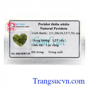 Viên Peridot Thiên Nhiên Ép Vỉ màu sắc đẹp, chất lượng cao
