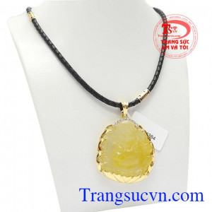 Dây da bọc vàng chắc chắn, bền đẹp tạo sự mạnh mẽ cho phái nam