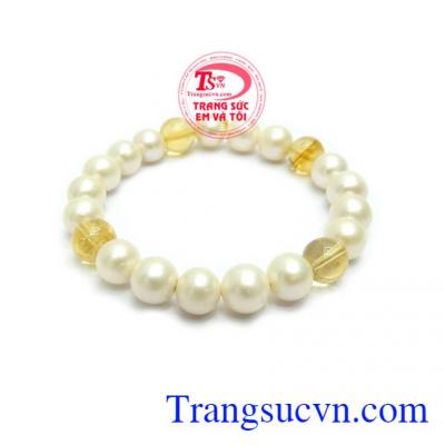 Chuỗi Tay Ngọc Trai May Mắn thời trang