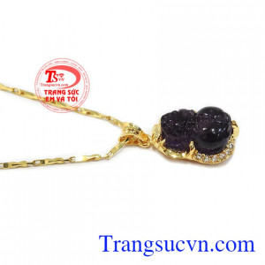 Tỳ Hưu thạch anh tím