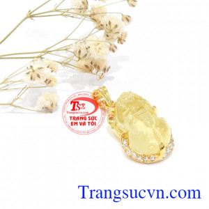 Thạch anh vàng thiên nhiên