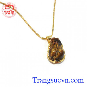 Bộ trang sức tỳ hưu đá mắt hổ