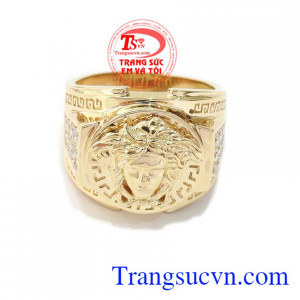 Nhẫn nam vàng màu cao cấp phong cách đẳng cấp của phái mạnh.