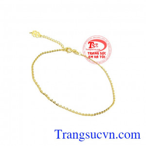 Lắc Chân Vàng 10k Tinh Xảo