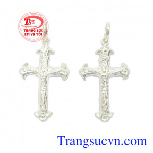 Mặt dây bạc nam tinh tế