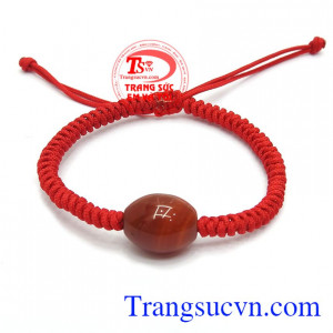 Dây tết mã não may mắn là sản phẩm mã não thiên nhiên
