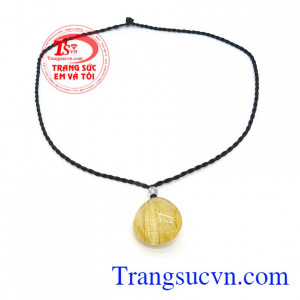 Dây đeo thạch anh tóc vàng cao cấp mang năng lượng dồi dào