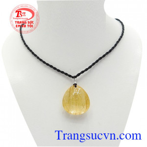 Dây đeo thạch anh tóc vàng cao cấp