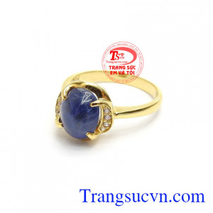 Nhẫn Nữ Sapphire Tinh Xảo chế tác tinh xảo là món quà tặng tuyệt vời cho người bạn yêu thương vào những dịp ý nghĩa