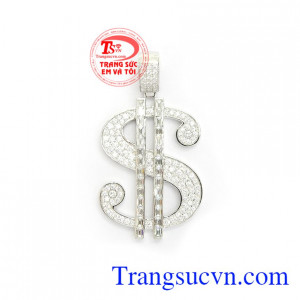 Mặt Dây Nam Vàng Trắng Độc Đáo vàng 14k bền đẹp, chất lượng cao cấp, chế tác tinh xảo