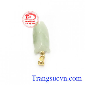 Ngọc thiền chạm khắc tinh xảo phù hợp nhiều loại dây chuyền khác nhau