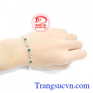 Lắc bạc trái tim 925