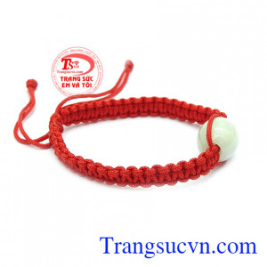 Dây tết ngọc cẩm thạch đẹp trẻ trung, năng động, phù hợp với cả phái nam và phái nữ.