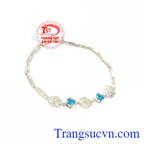 Lắc Tay Bạc Nữ Thời Trang bạc 92.5 bền đẹp, chất lượng