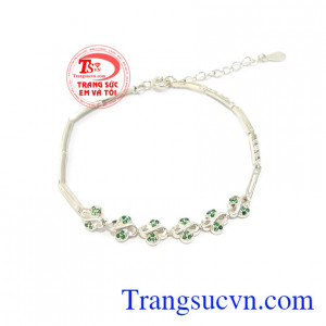 Lắc Tay Bạc Nữ Tinh Tế bạc 92.5 thời trang, phong cách