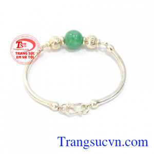 Lắc tay bạc trẻ em xinh xắn thương hiệu Em và Tôi uy tín, chất lượng, chế tác theo yêu cầu