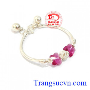 Lắc Tay Gắn Đá Cho Bé