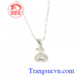 Mặt dây chuyền bạc đẹp