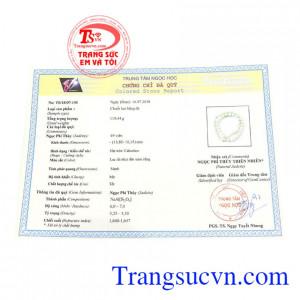 Chứng chỉ đá quý từ trung tâm ngọc học