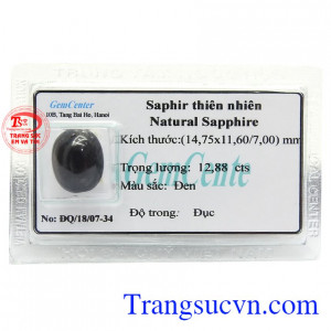 Viên Sapphire Ép Vỉ Tài Lộc là viên đá của sự giàu sang, thịnh vượng, hạnh phúc và lòng trung thành