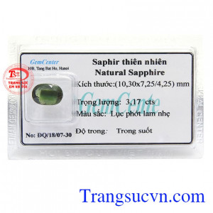 Đá Sapphire ép vỉ phù hợp làm trang sức như mặt nhẫn, mặt dây chuyền sang trọng và đẳng cấp