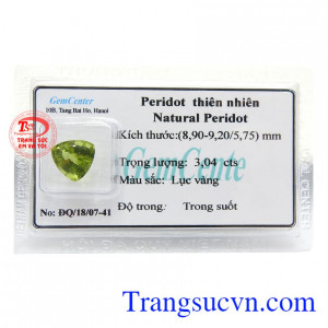 Peridot Thiên Nhiên Bình An bền đẹp, chất lượng, phù hợp làm đồ trang sức sang trọng, đẳng cấp