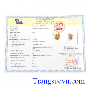 Sản phẩm có giấy kiểm định đá quý