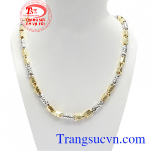 Dây nam vàng mạnh mẽ mang phong cách thời trang, cá tính