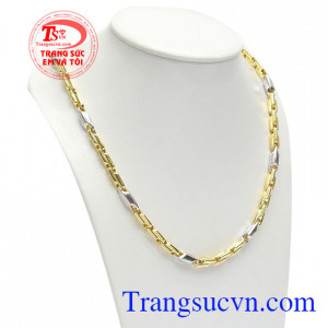 Sản phẩm dây chuyền nam vàng tây đẹp, được thiết kế sang trọng