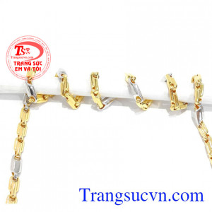 Dây nam thời trang vàng 10k
