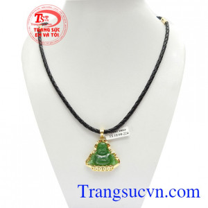 Bộ Dây Nam Di Lặc Bình An vàng 14k sang trọng đẳng cấp