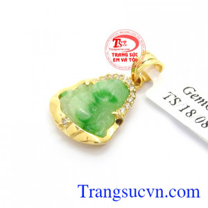 Mặt Di Lặc Phỉ Thúy Thiên Nhiên bên người sẽ đem lại hạnh phúc, vui vẻ và an nhiên trong cuộc sống.