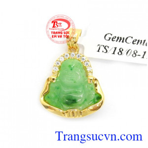 Mặt Di Lặc Phỉ Thúy Tài Lộc trong phong thủy là biểu tượng cho sự hoan hỉ, bình an và hạnh phúc