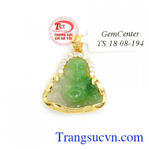 Mặt Di Lặc Phỉ Thúy An Nhiên là biểu tượng cho sự vui vẻ, may mắn và hạnh phúc của con người, được nhiều người lựa chọn như lá bùa hộ mệnh cho bản thân