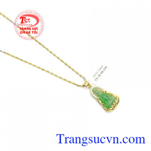 Mặt dây chuyền phật bà phỉ thúy thiên nhiên